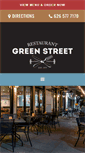 Mobile Screenshot of greenstreetrestaurant.com