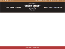 Tablet Screenshot of greenstreetrestaurant.com